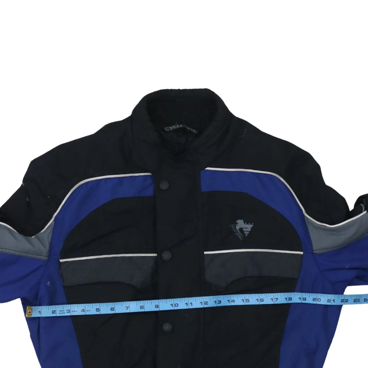 Retro 90's Heavyweight Button Up Windbreaker Large Black sold by Vintage Club product image thumbnail 5