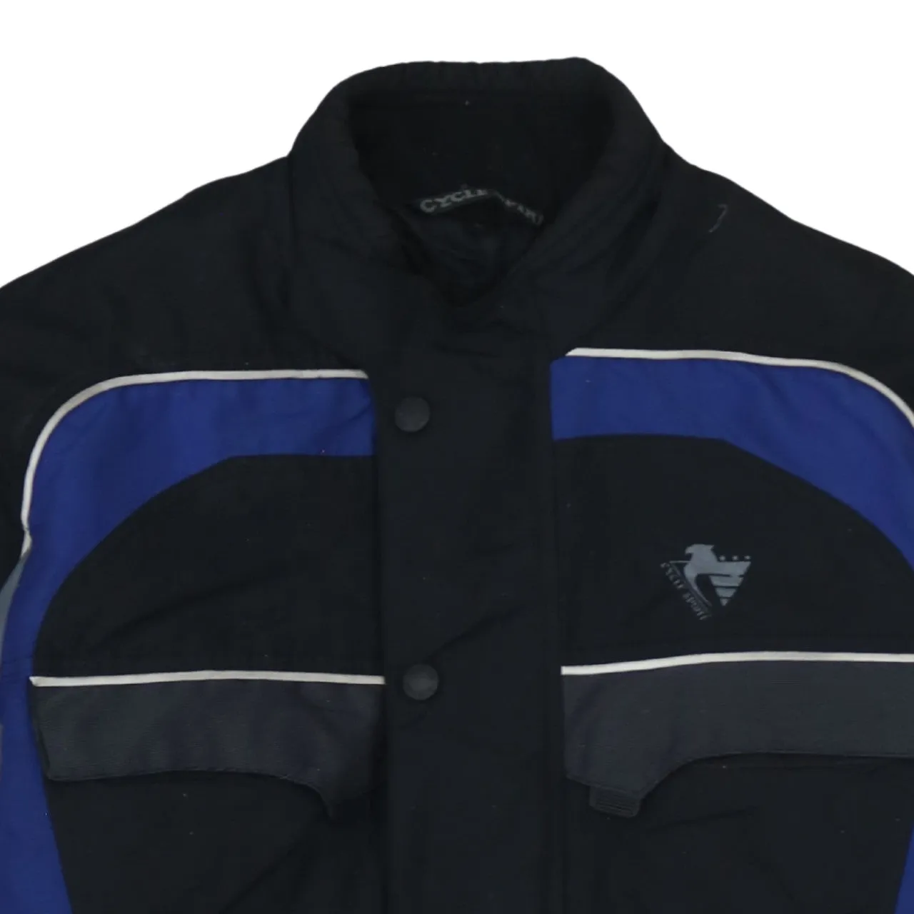 Retro 90's Heavyweight Button Up Windbreaker Large Black sold by Vintage Club product image thumbnail 3