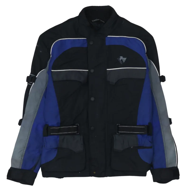 Retro 90's Heavyweight Button Up Windbreaker Large Black sold by Vintage Club