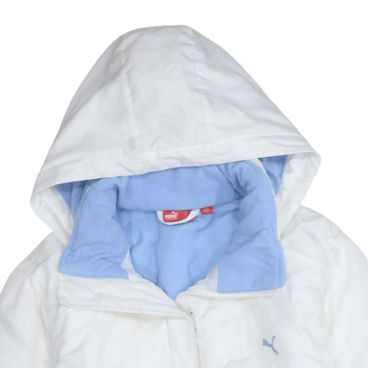 Puma 90's Hooded Full Zip Up Windbreaker Large White sold by Vintage Club product image thumbnail 3