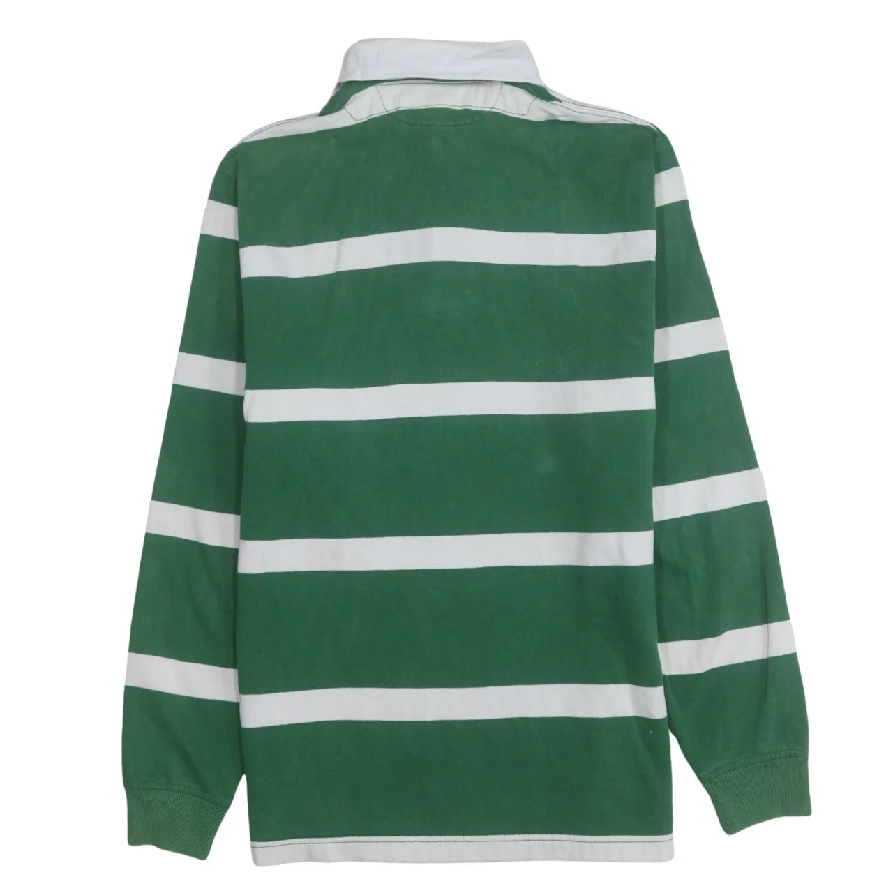 Polo Ralph Lauren 90's Long Sleeve Quarter Button Polo Shirt Medium Green sold by Vintage Club product image thumbnail 2