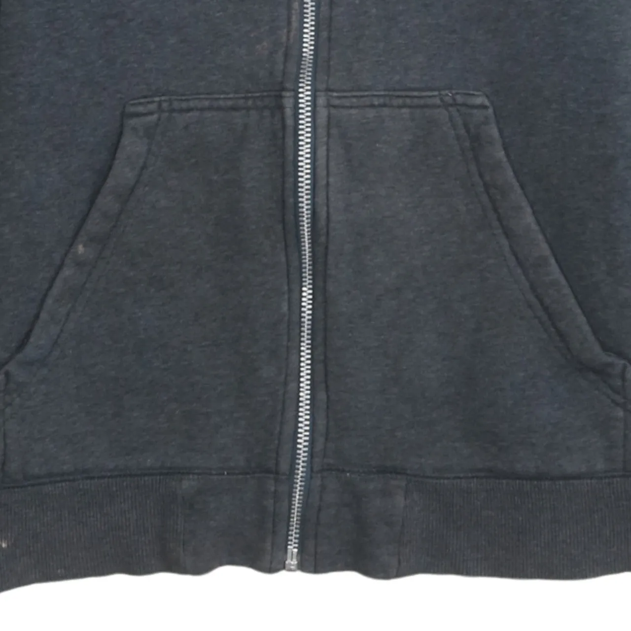 Adidas 90's Striped Sleeve Full Zip Up Hoodie XSmall Grey sold by Vintage Club product image thumbnail 4