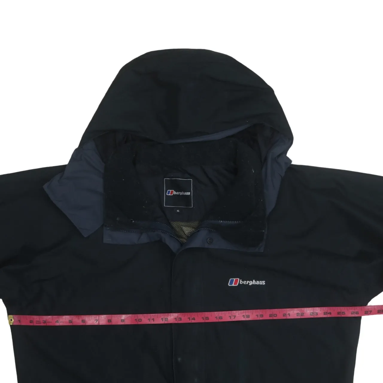 Berghaus 90's Hooded Full Zip Up Windbreaker XLarge Black sold by Vintage Club product image thumbnail 5