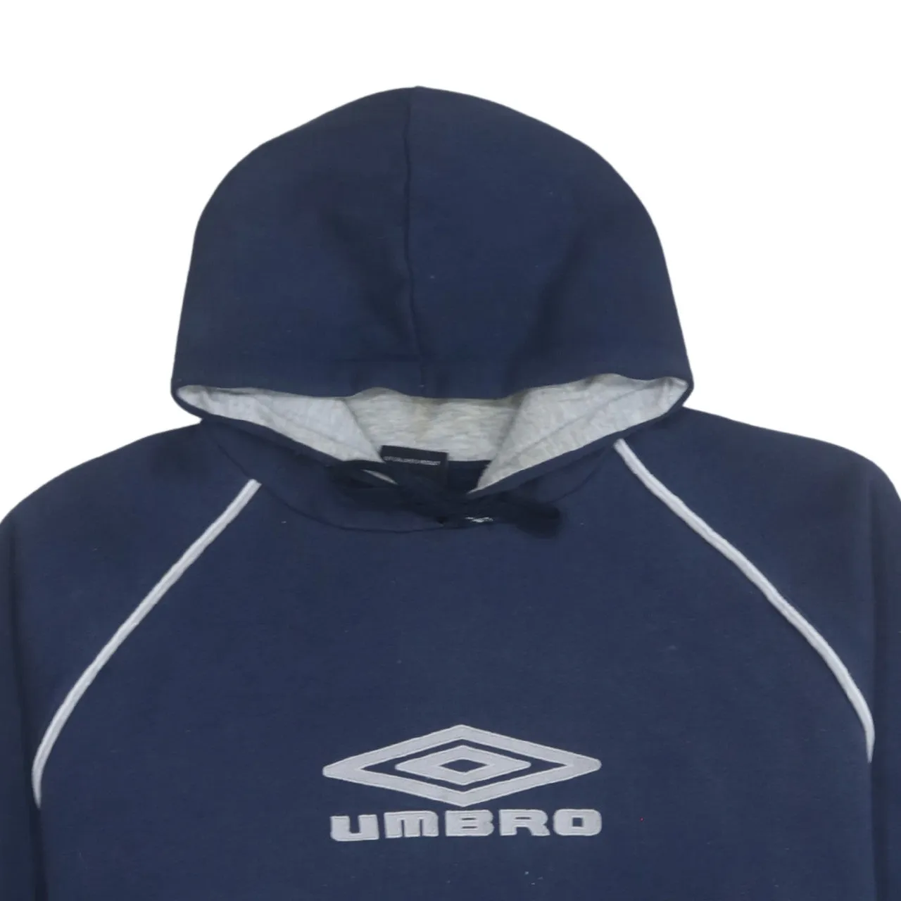 Umbro 90's Spellout Pullover Hoodie XLarge Navy Blue sold by Vintage Club product image thumbnail 3