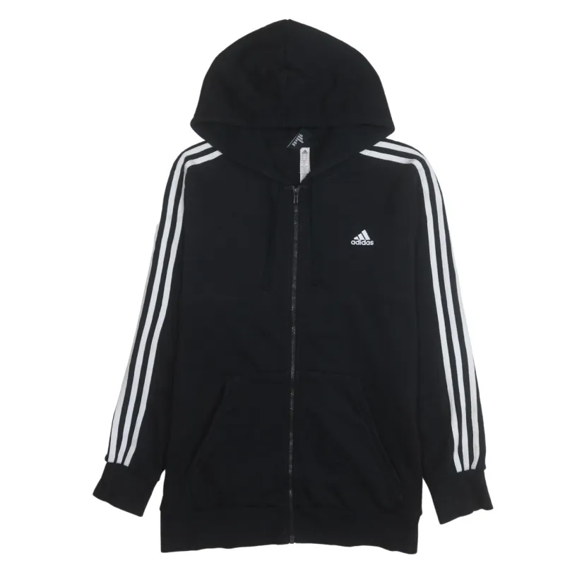 Adidas 90's Short Sleeves Full Zip Up Hoodie XLarge Black sold by Vintage Club