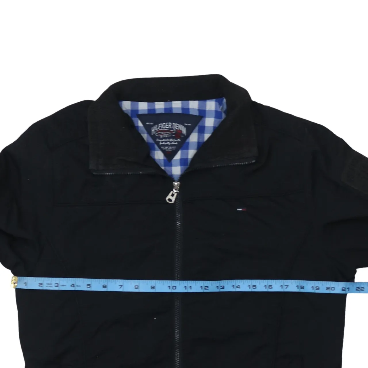 Tommy Hilfiger 90's Lightweight Full Zip Up Windbreaker Medium Black sold by Vintage Club product image thumbnail 5
