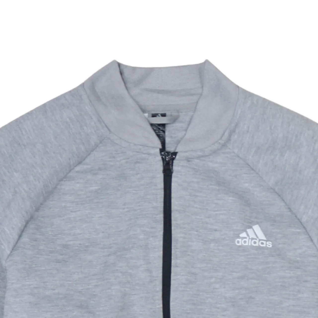 Adidas 90's Lightweight Full Zip Up Sweatshirt Large Grey sold by Vintage Club product image thumbnail 3