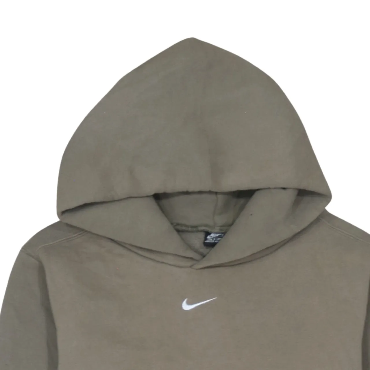 Nike 90's Center Middle Swoosh Pullover Hoodie Medium Brown sold by Vintage Club product image thumbnail 3