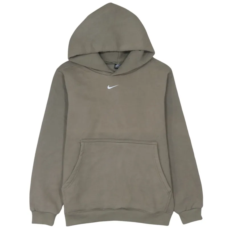 Nike 90's Center Middle Swoosh Pullover Hoodie Medium Brown sold by Vintage Club