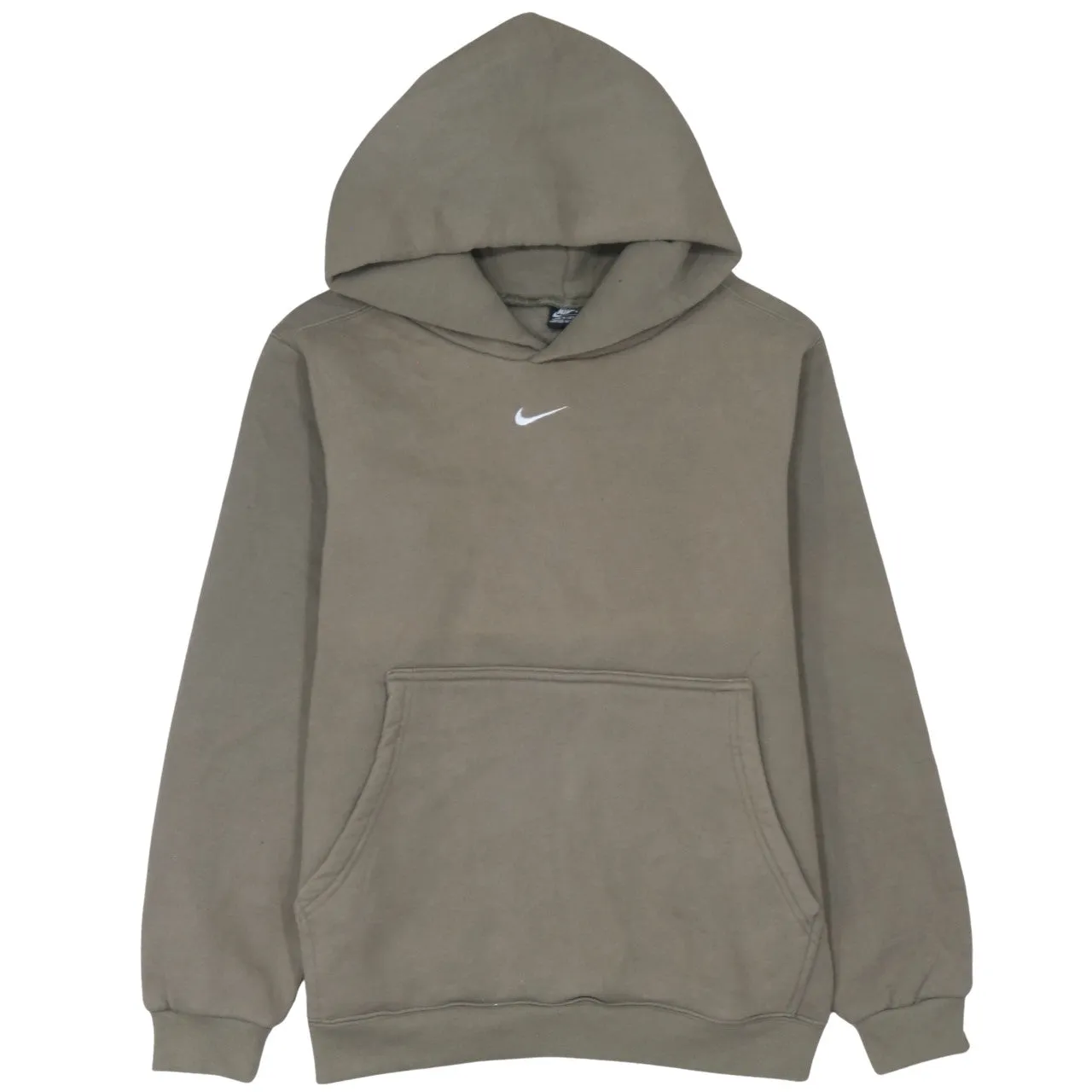 Nike 90's Center Middle Swoosh Pullover Hoodie Medium Brown sold by Vintage Club