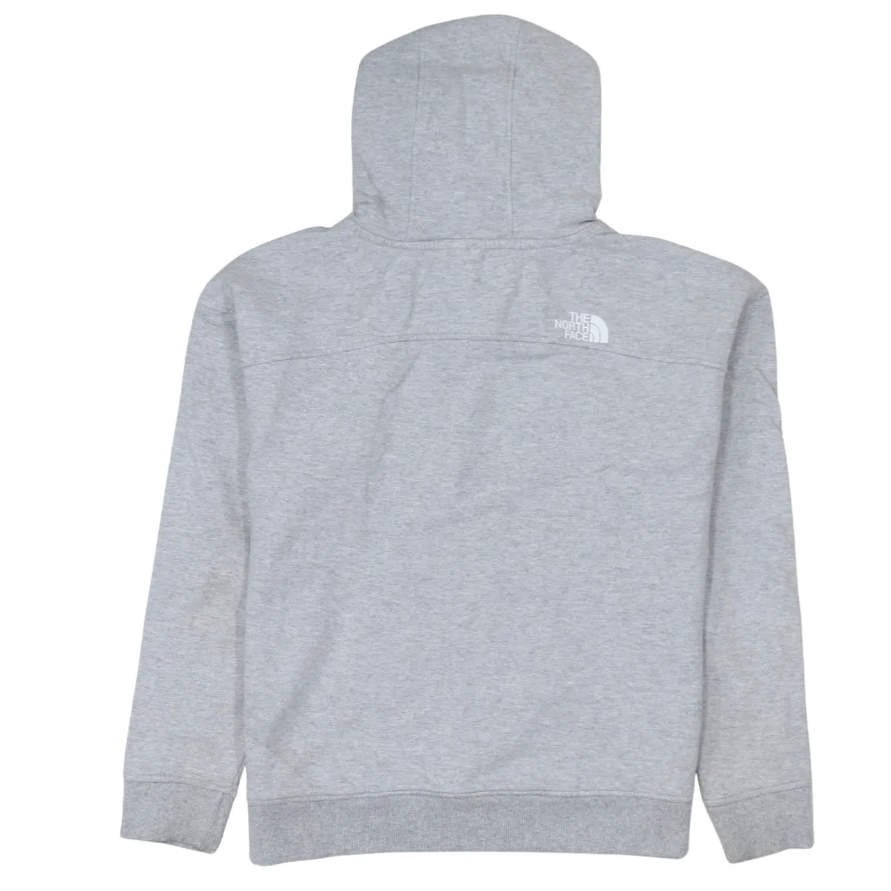The North Face 90's Spellout Pullover Hoodie Medium Grey sold by Vintage Club product image thumbnail 2