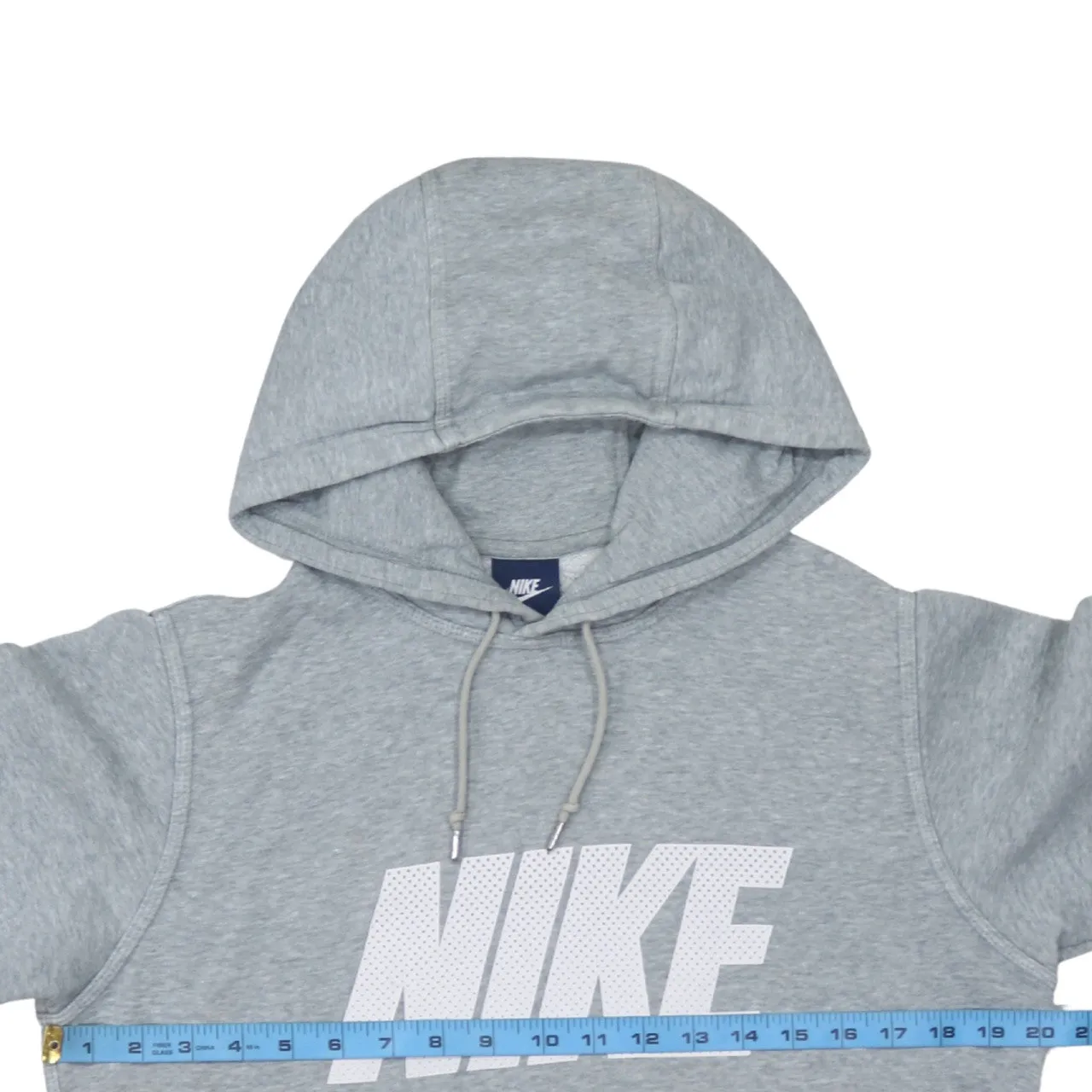 Nike 90's Spellout Pullover Hoodie Small Grey sold by Vintage Club product image thumbnail 5