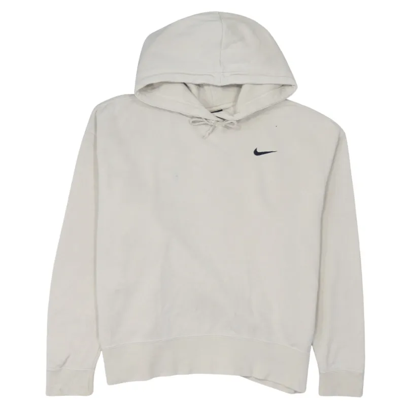 Nike 90's Swoosh Pullover Hoodie Medium Beige Cream made by Nike