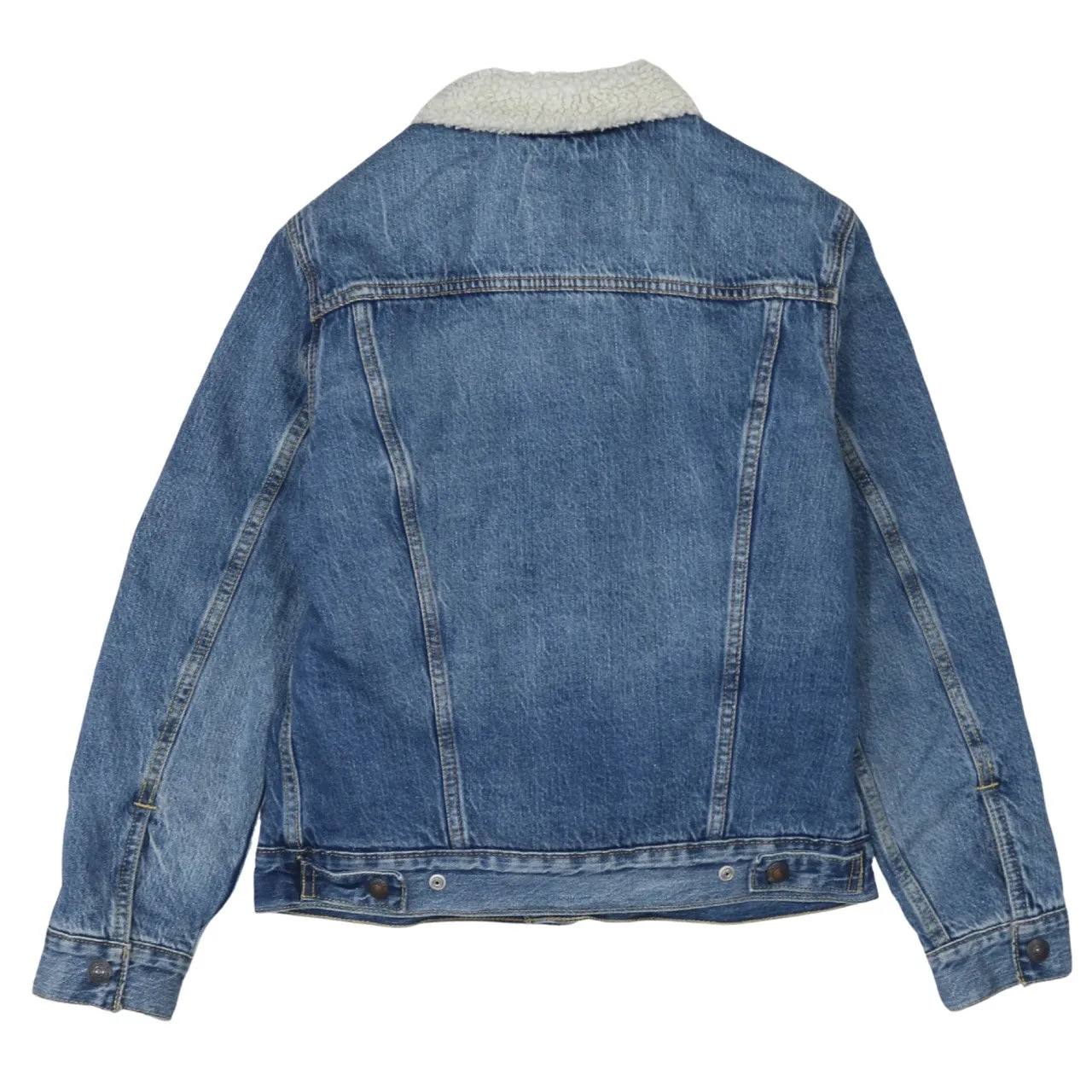 Levi's 90's Plain Button Up Denim Jacket XSmall Blue sold by Vintage Club product image thumbnail 2