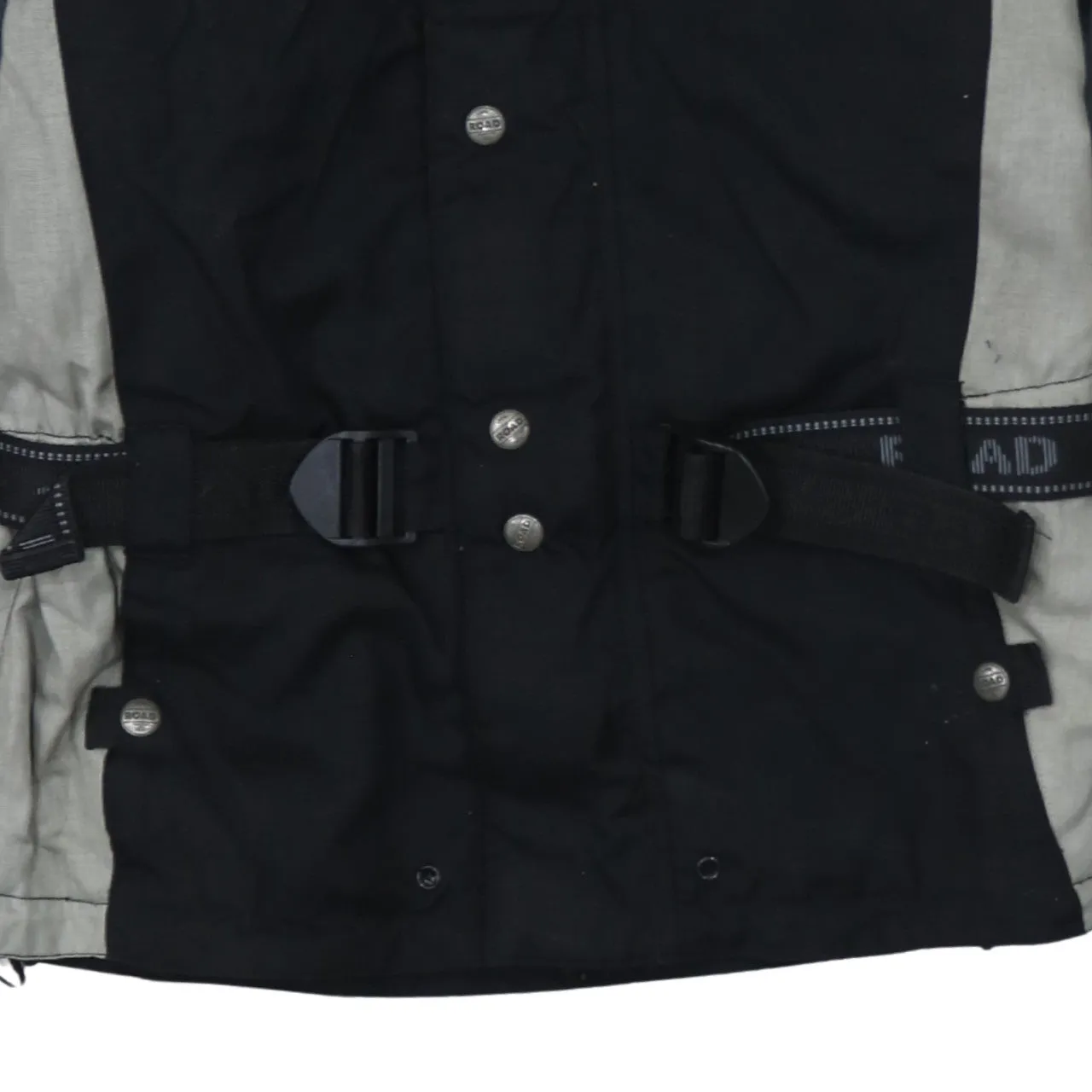 Retro 90's Heavyweight Button Up Windbreaker Medium Black sold by Vintage Club product image thumbnail 4