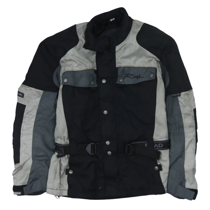 Retro 90's Heavyweight Button Up Windbreaker Medium Black sold by Vintage Club