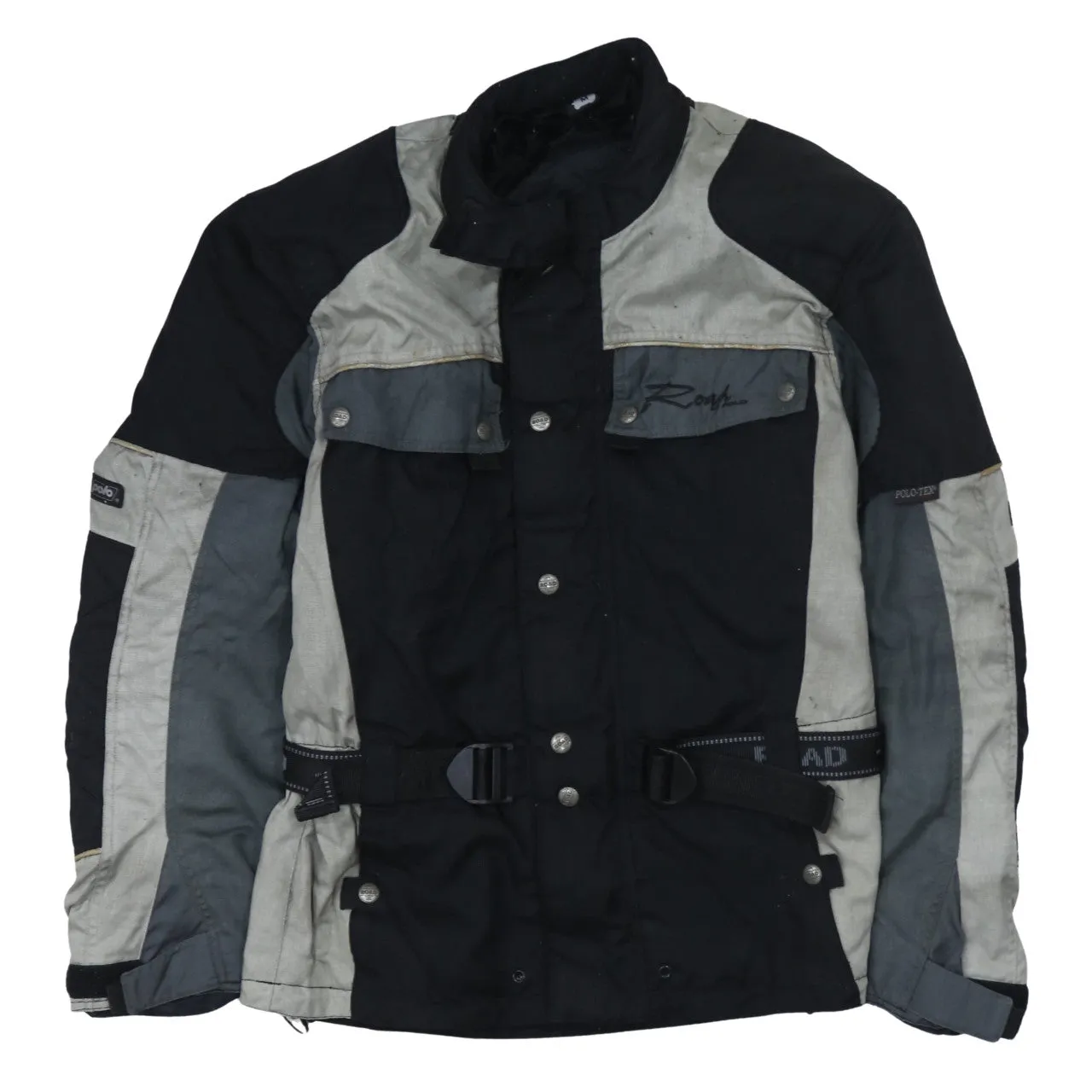 Retro 90's Heavyweight Button Up Windbreaker Medium Black sold by Vintage Club