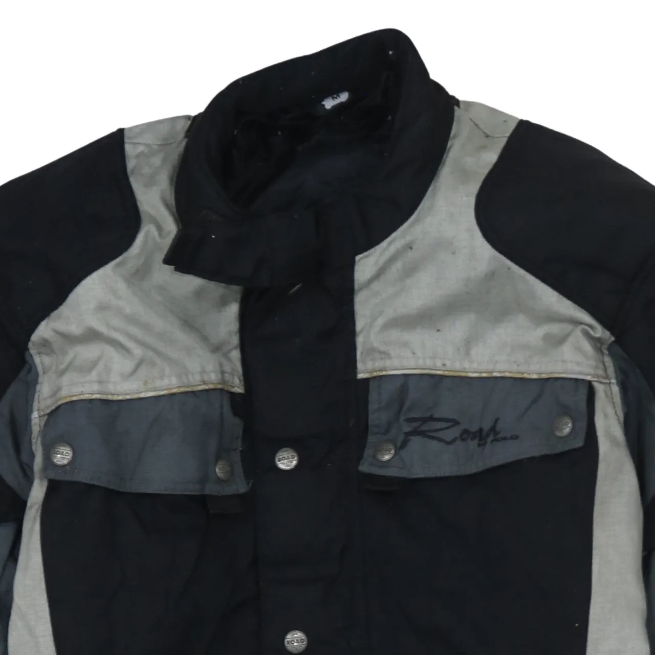 Retro 90's Heavyweight Button Up Windbreaker Medium Black sold by Vintage Club product image thumbnail 3