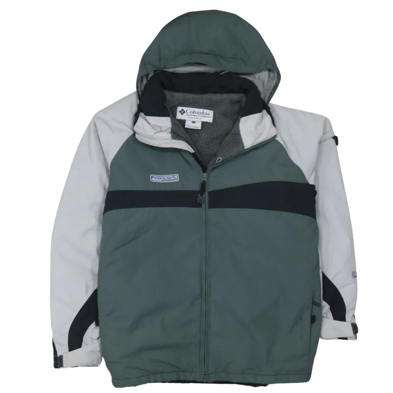 Columbia 90's Hooded Full Zip Up Windbreaker XLarge Green sold by Vintage Club