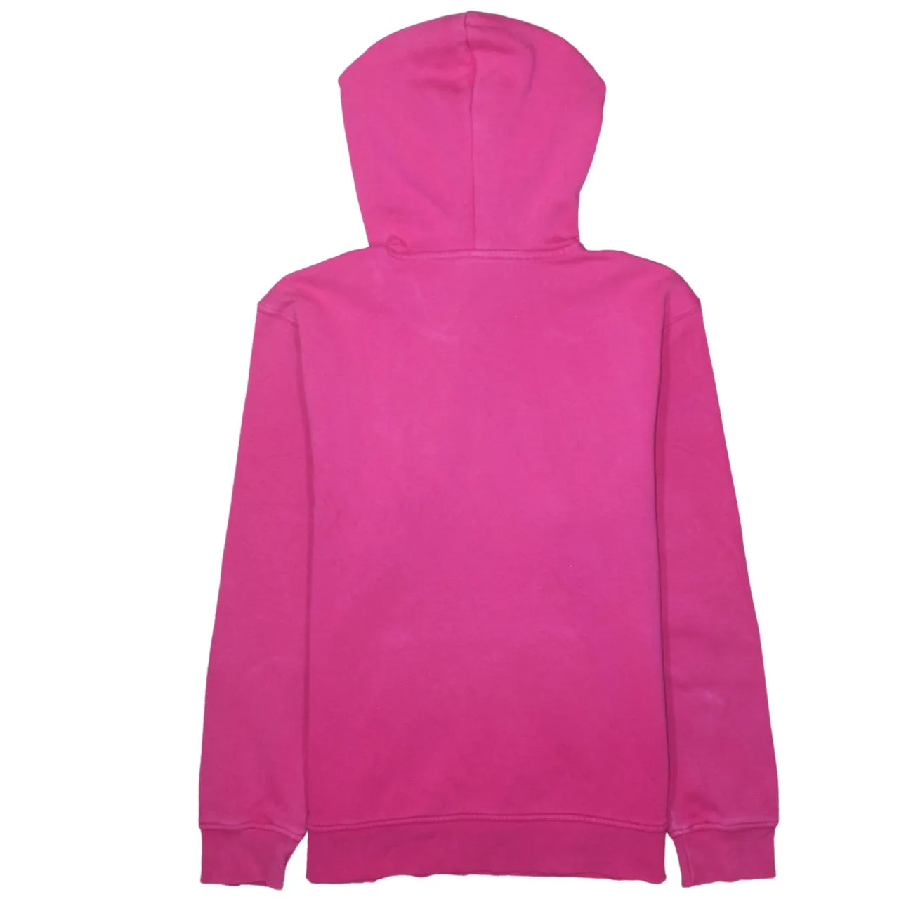 Adidas 90's Drawstring Pockets Pullover Hoodie Medium Pink sold by Vintage Club product image thumbnail 2