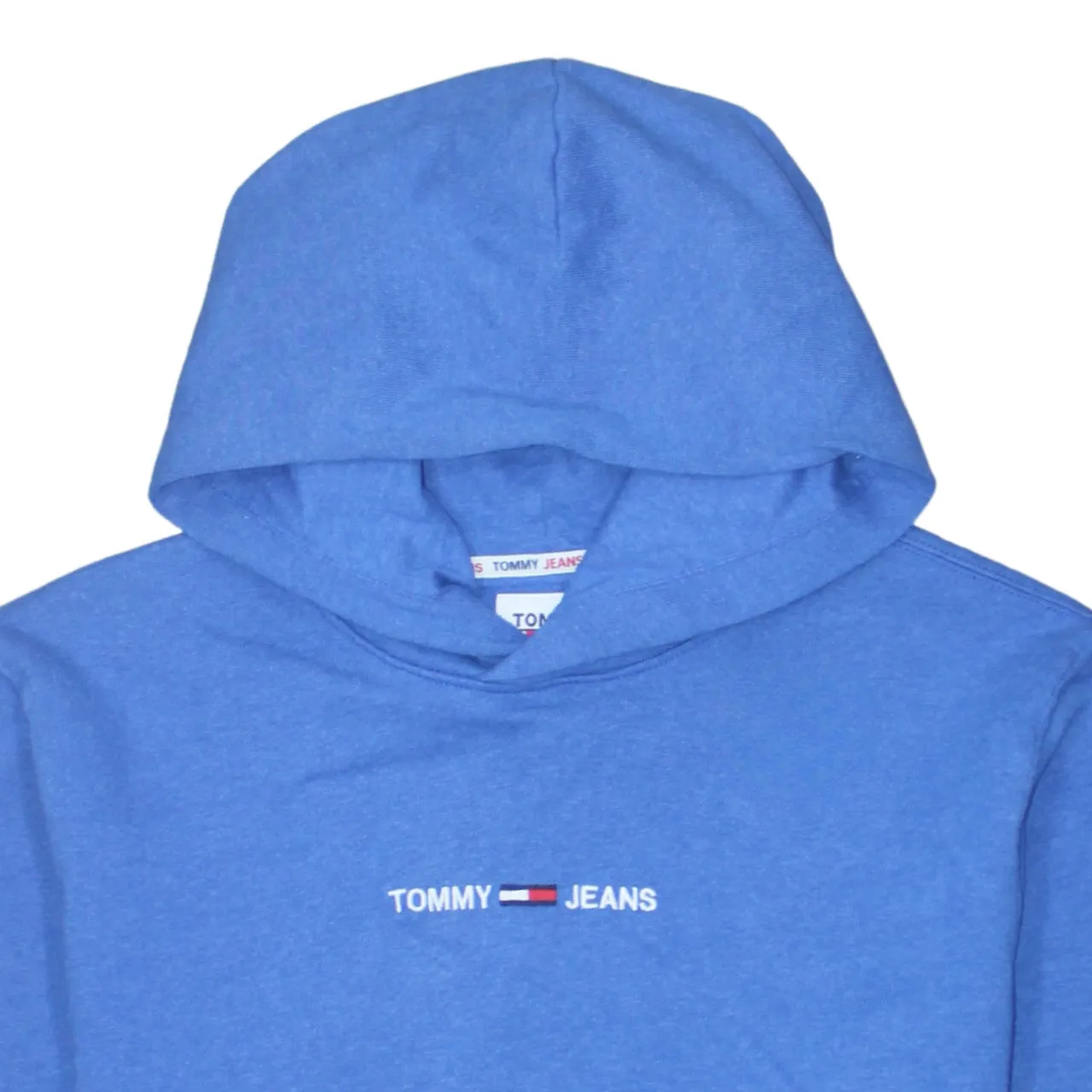 Tommy Hilfiger 90's Lightweight Pullover Hoodie Large Blue sold by Vintage Club product image thumbnail 3