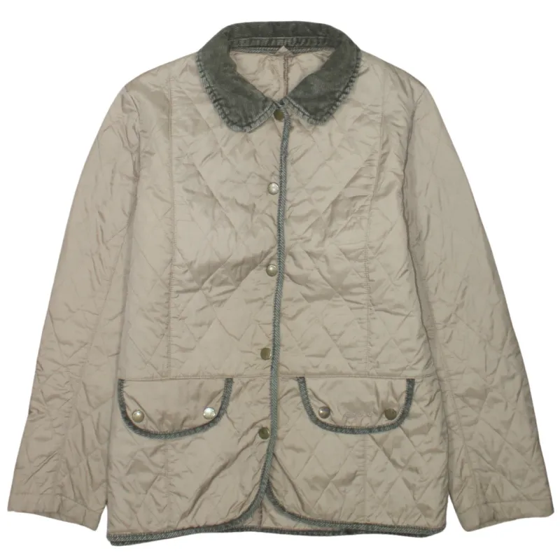 Barbour 90's Plain Button Up Windbreaker Medium  Beige Cream made by Barbour