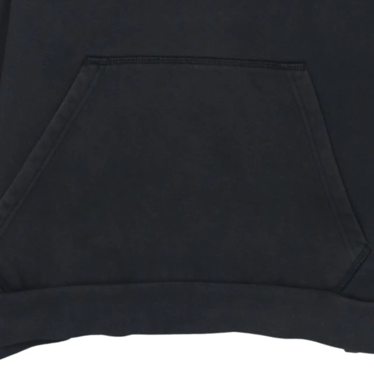 Adidas 90's Drawstring Pockets Pullover Hoodie Small Black sold by Vintage Club product image thumbnail 4