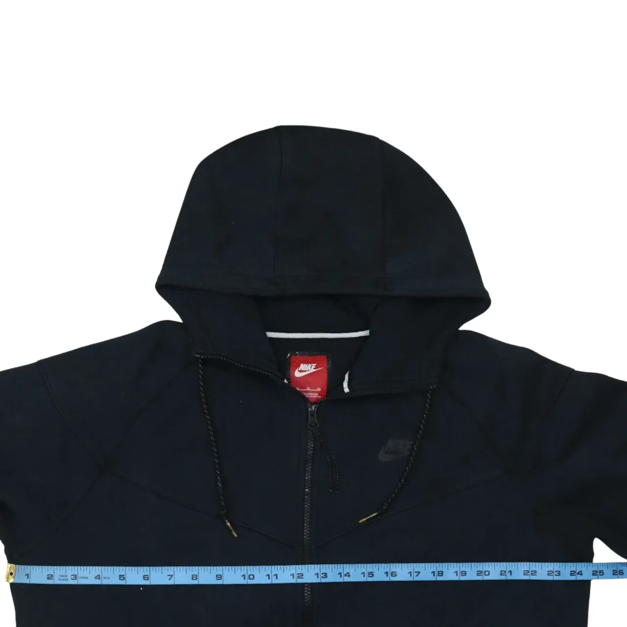 Nike 90's Swoosh Full Zip Up Hoodie XLarge Black sold by Vintage Club product image thumbnail 5