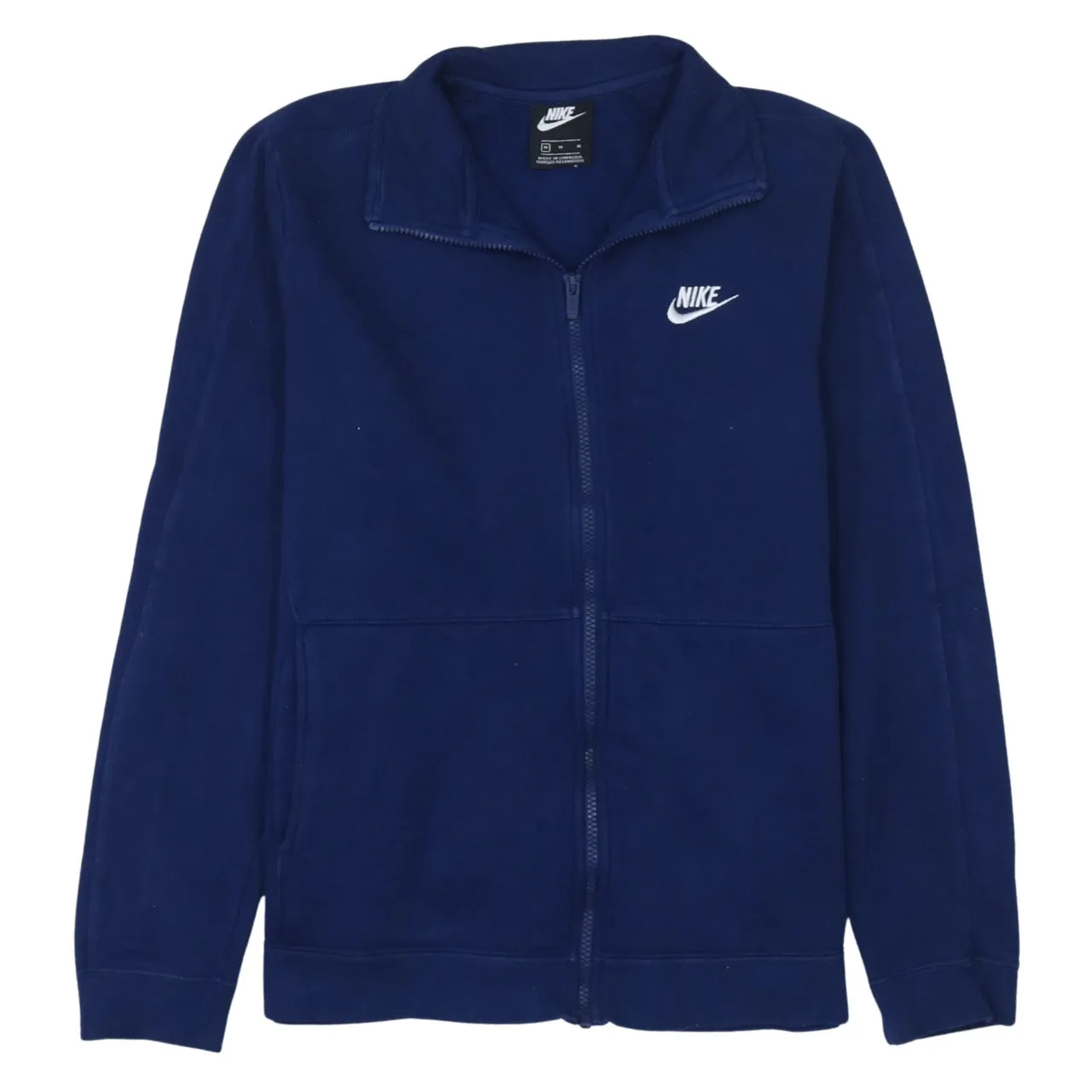 Nike 90's Swoosh Full Zip Up Fleece Jumper Medium Blue sold by Vintage Club