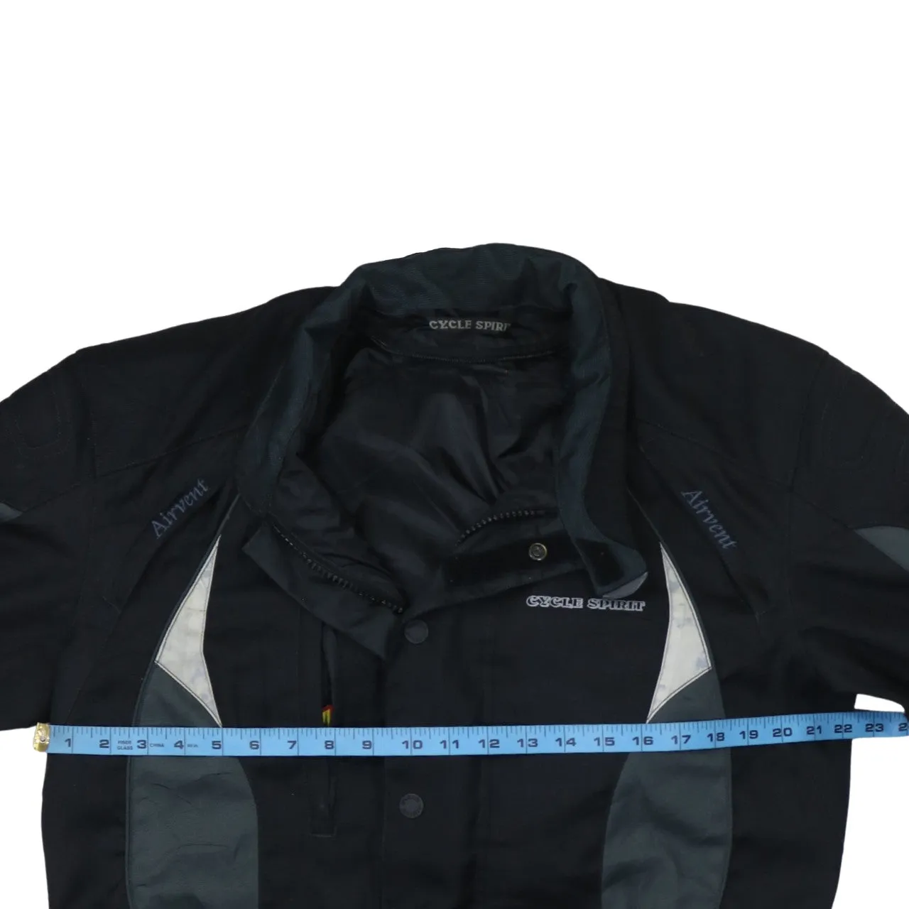 Retro 90's Heavyweight Full Zip Up Windbreaker Large Black sold by Vintage Club product image thumbnail 5