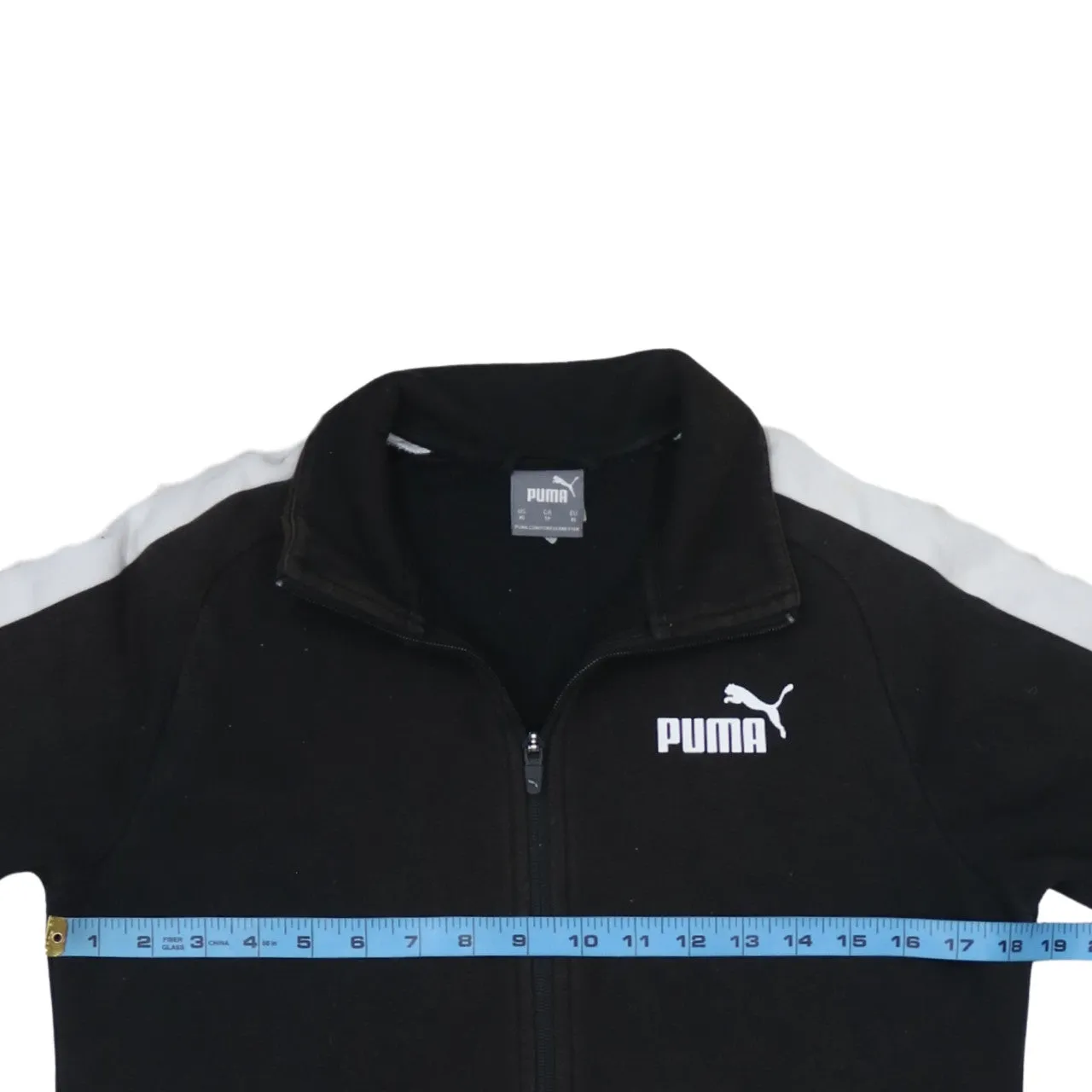 Puma 90's Lightweight Full Zip Up Sweatshirt XSmall Black sold by Vintage Club product image thumbnail 5