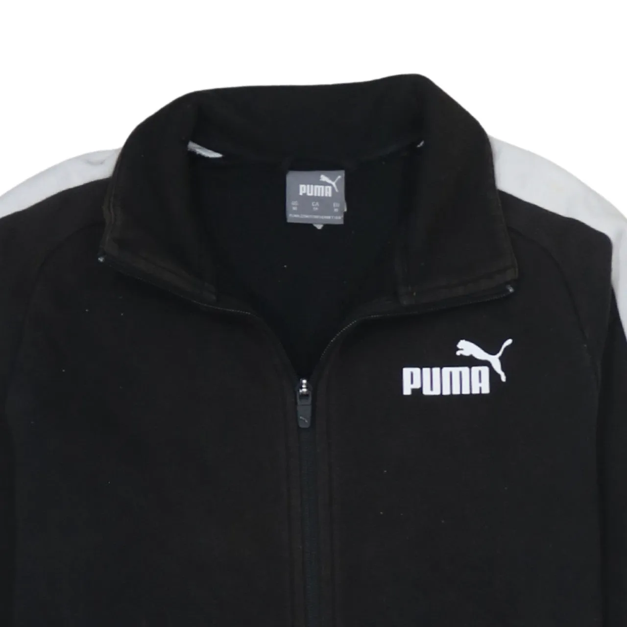Puma 90's Lightweight Full Zip Up Sweatshirt XSmall Black sold by Vintage Club product image thumbnail 3