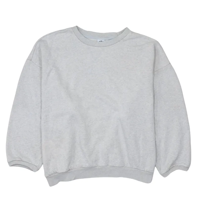 Adidas 90's Lightweight Crew Neck Sweatshirt XXXXXLarge Beige Cream made by Adidas