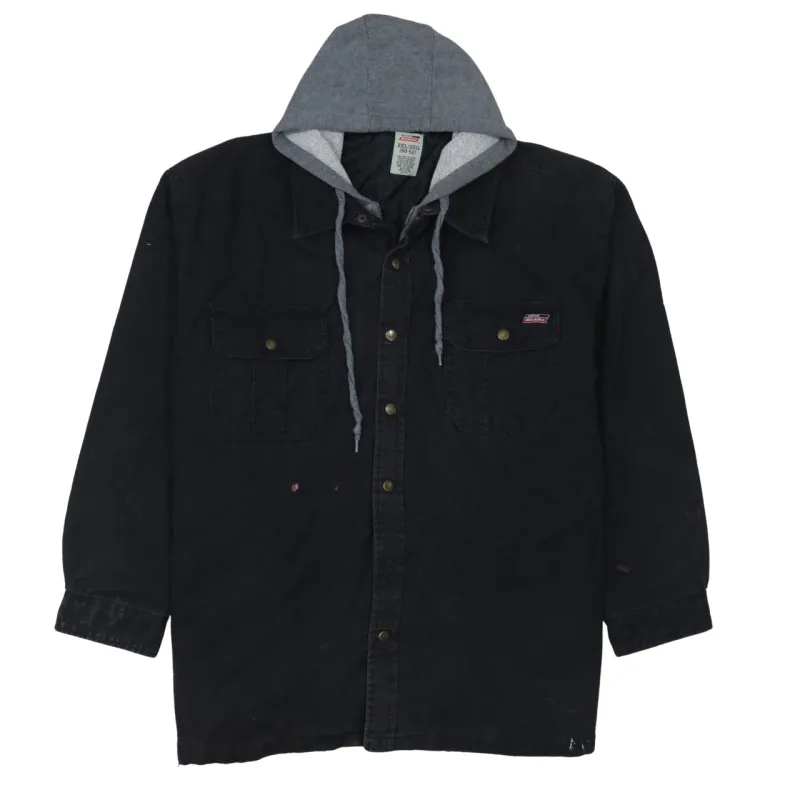Dickies 90's Hooded Button Up Windbreaker XXLarge (2XL) Black sold by Vintage Club