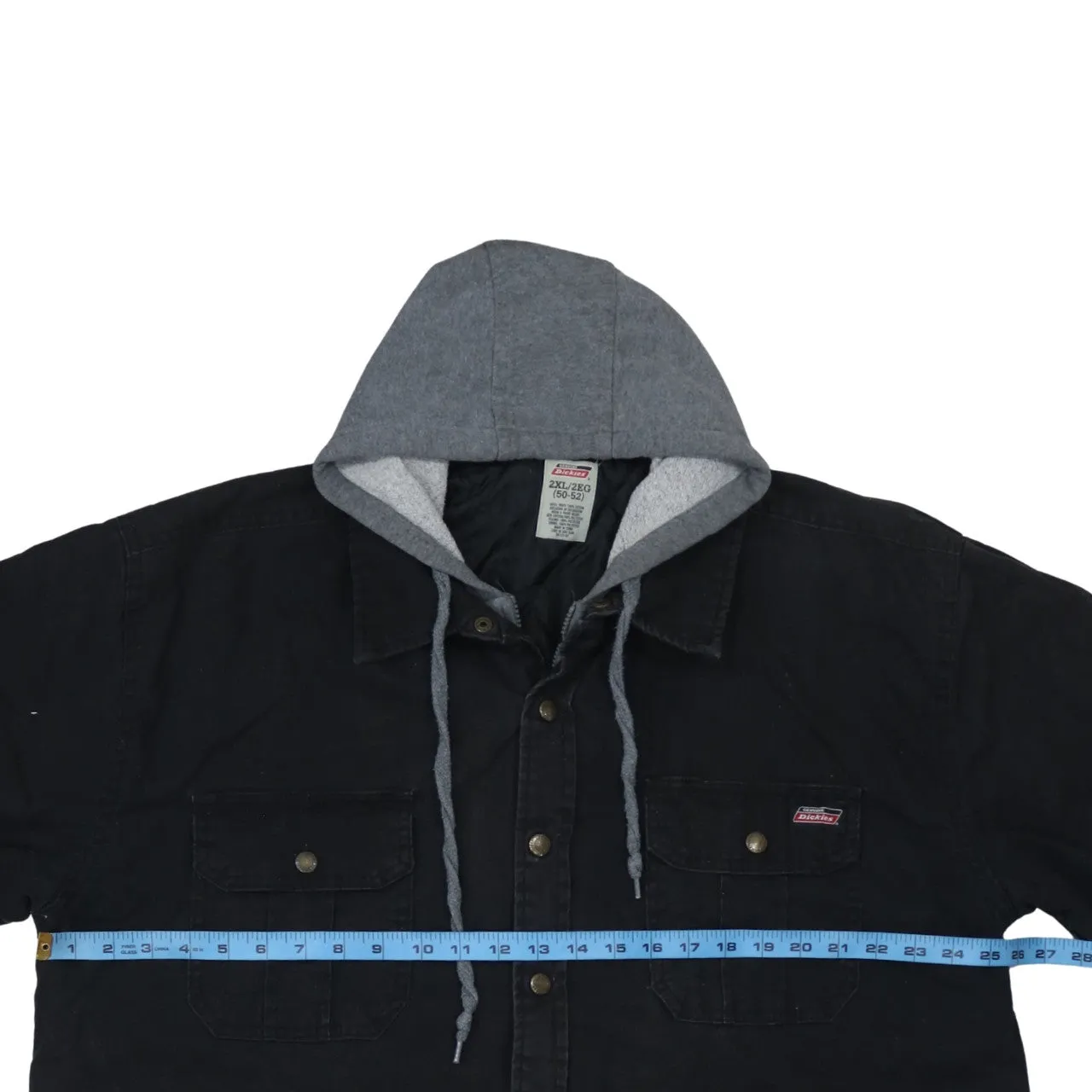 Dickies 90's Hooded Button Up Windbreaker XXLarge (2XL) Black sold by Vintage Club product image thumbnail 5