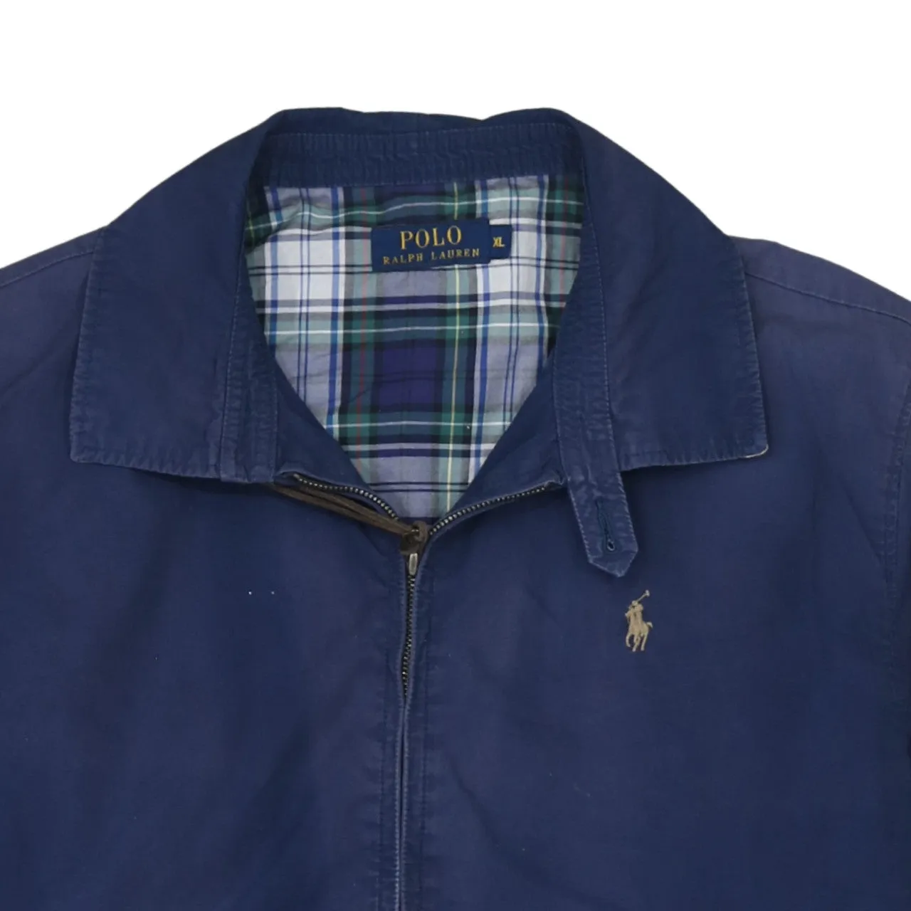 Polo Ralph Lauren 90's Lightweight Full Zip Up Windbreaker XLarge Blue sold by Vintage Club product image thumbnail 3