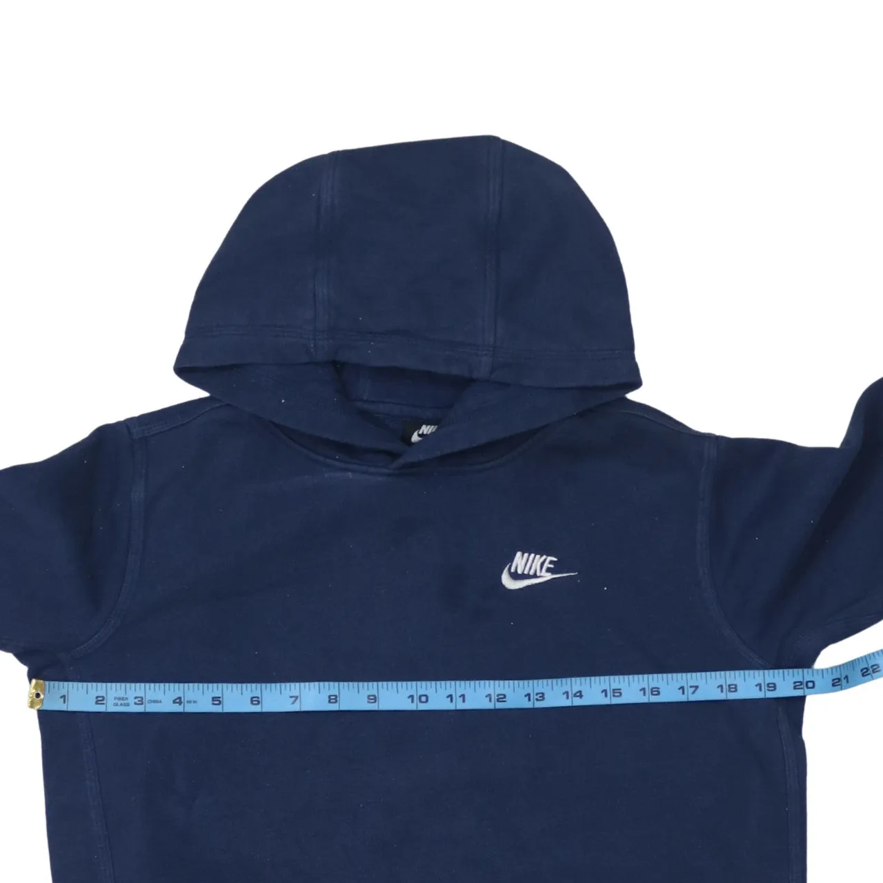 Nike 90's Swoosh Pullover Hoodie XLarge Navy Blue sold by Vintage Club product image thumbnail 5