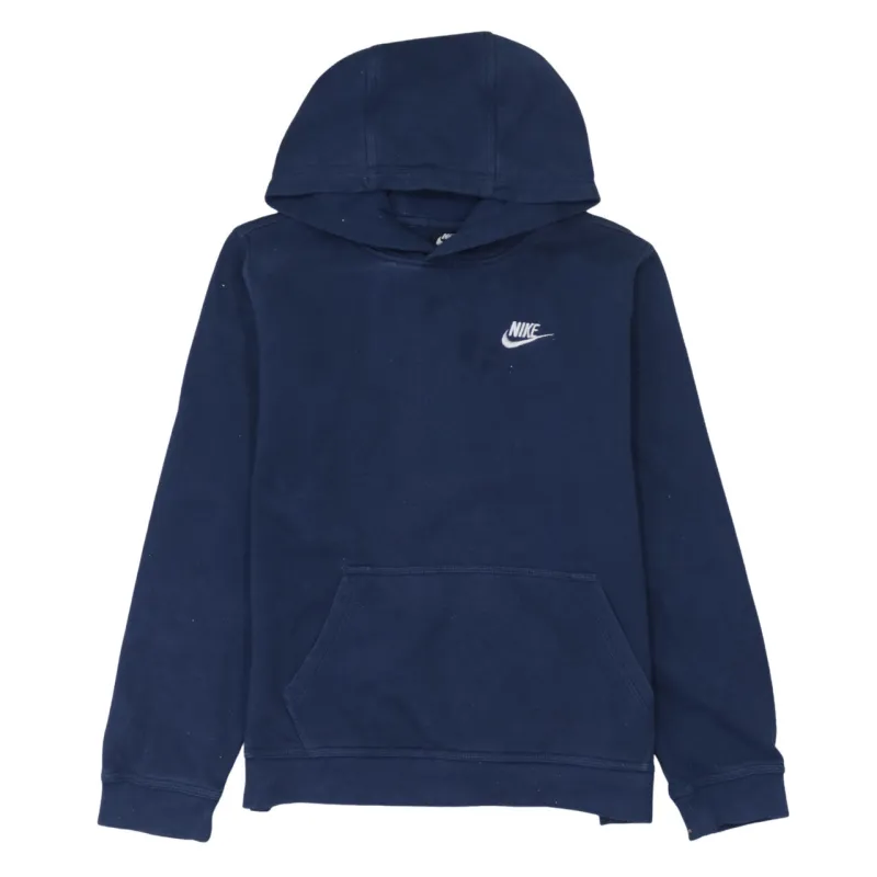 Nike 90's Swoosh Pullover Hoodie XLarge Navy Blue sold by Vintage Club
