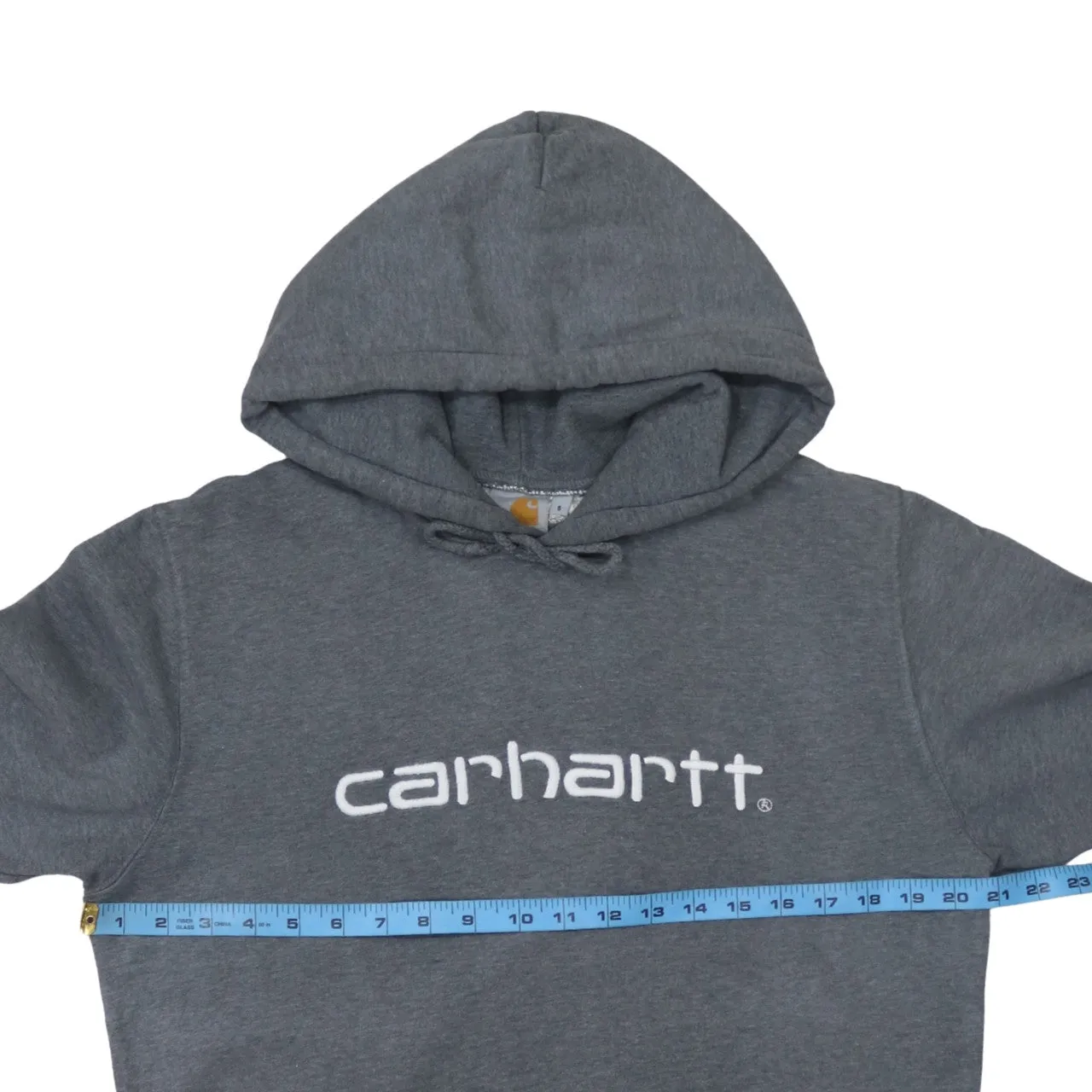 Carhartt 90's Spellout Pullover Hoodie Small Grey sold by Vintage Club product image thumbnail 5