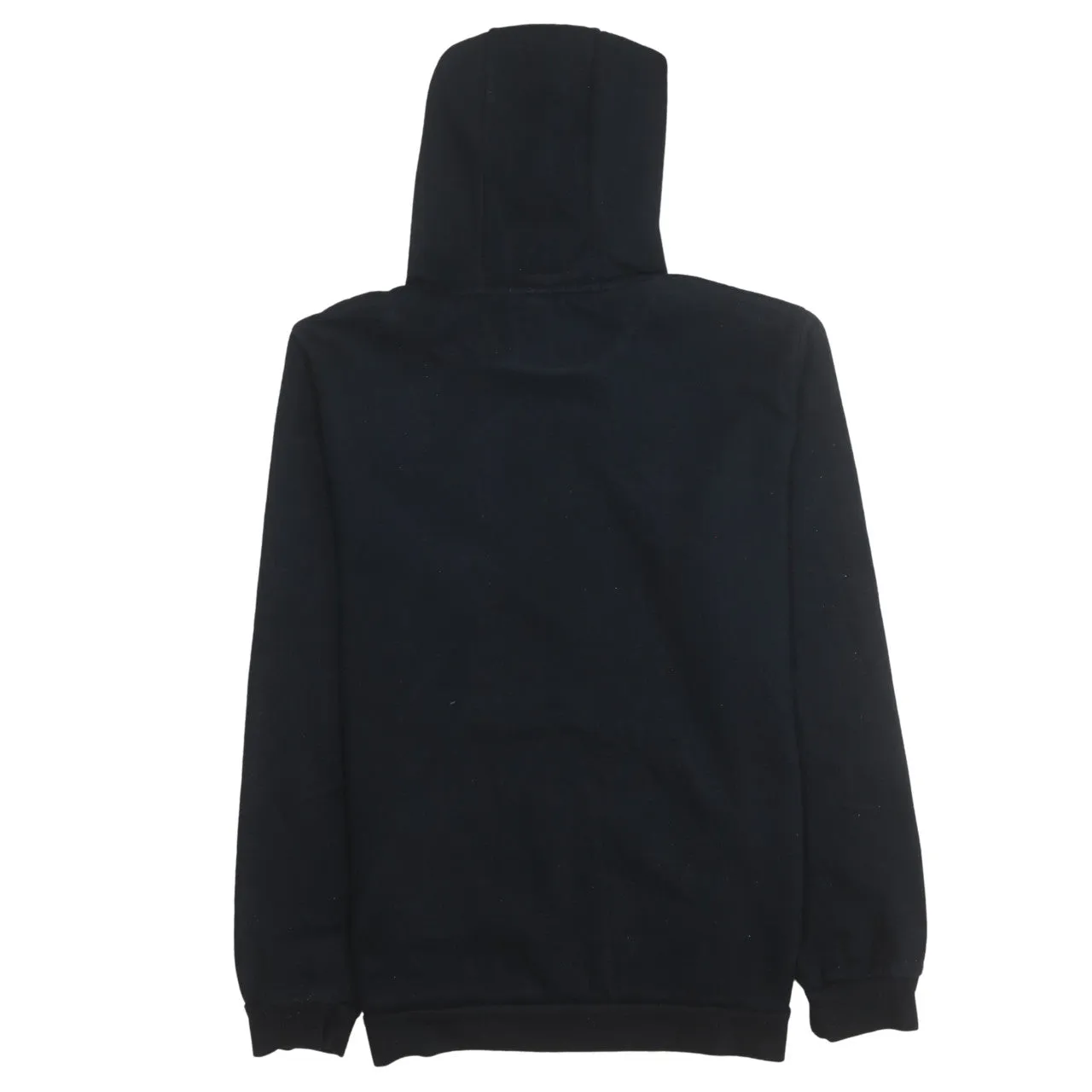 Adidas 90's Drawstring Pockets Pullover Hoodie Medium Black sold by Vintage Club product image thumbnail 2