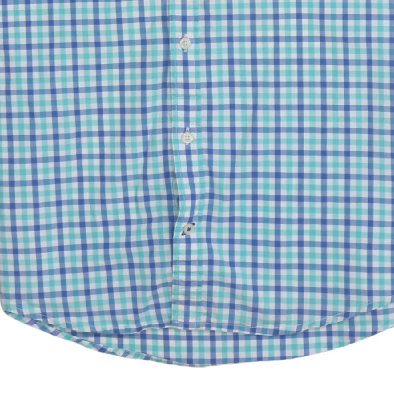 Tommy Hilfiger 90's Short Sleeves Button Up Shirt Medium Blue sold by Vintage Club product image thumbnail 4