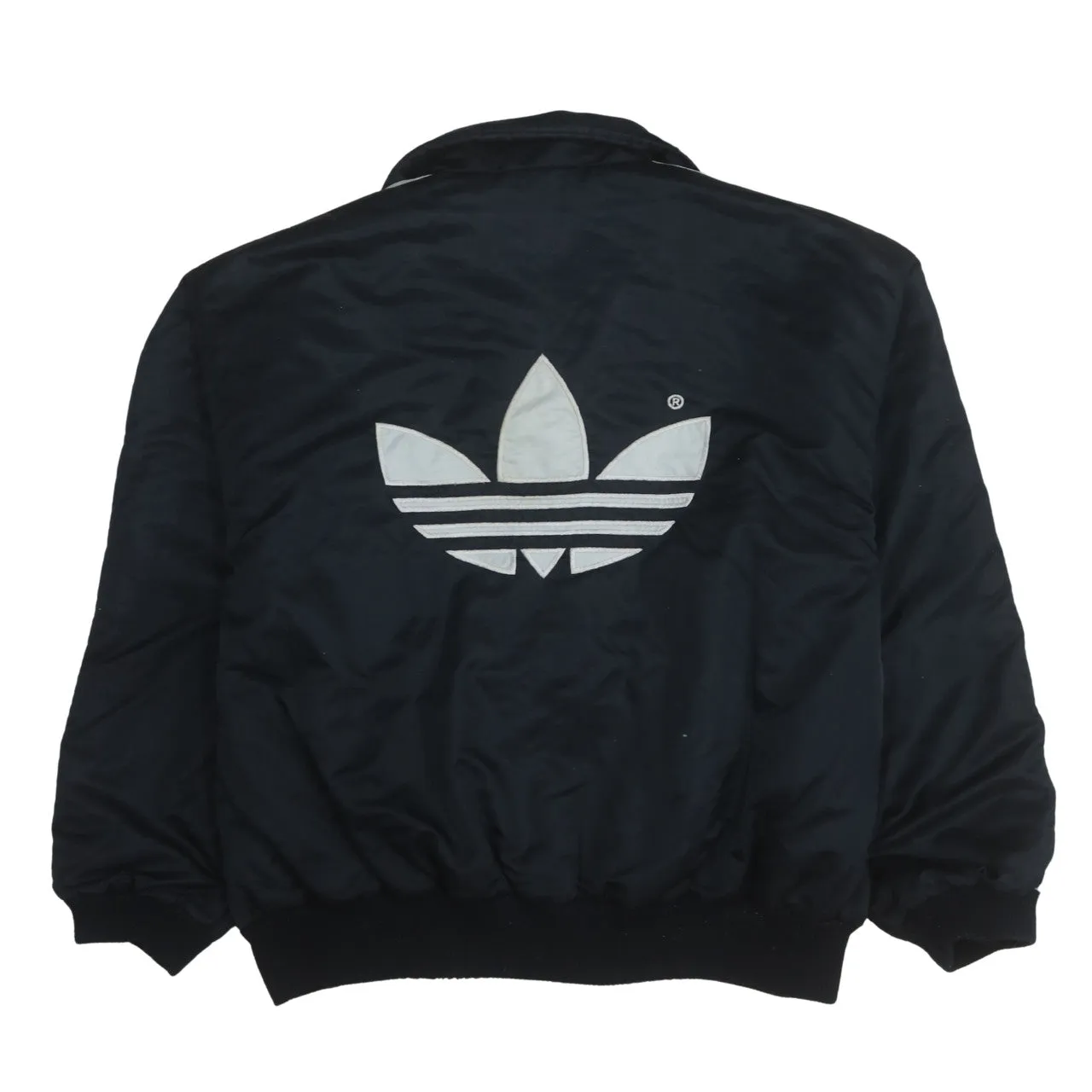 Adidas 90's Striped Sleeve Full Zip Up Windbreaker XXLarge Black sold by Vintage Club product image thumbnail 2