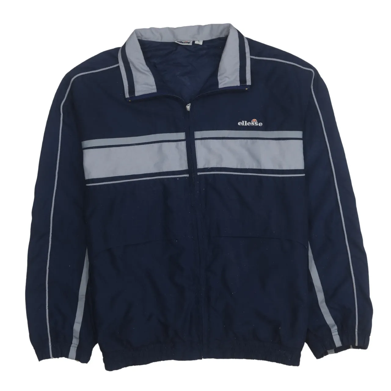Ellesse 90's Lightweight Full Zip Up Windbreaker Large Navy Blue sold by Vintage Club
