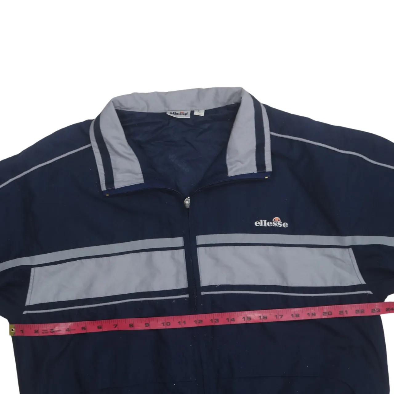 Ellesse 90's Lightweight Full Zip Up Windbreaker Large Navy Blue sold by Vintage Club product image thumbnail 5