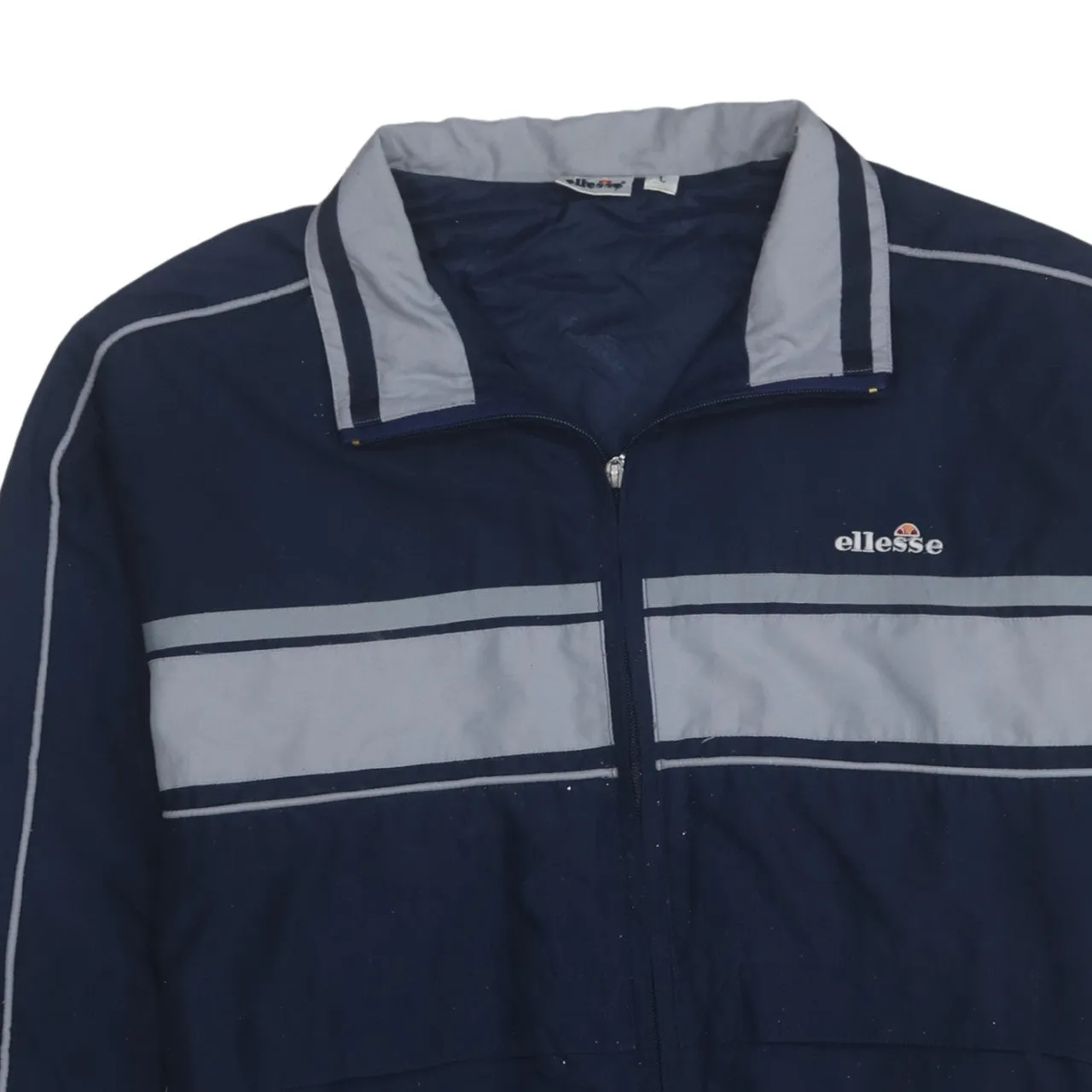 Ellesse 90's Lightweight Full Zip Up Windbreaker Large Navy Blue sold by Vintage Club product image thumbnail 3