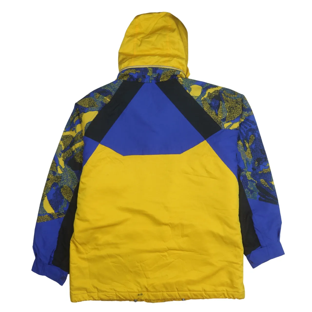 Fila 90's Hooded Full Zip Up Windbreaker Large Yellow sold by Vintage Club product image thumbnail 2