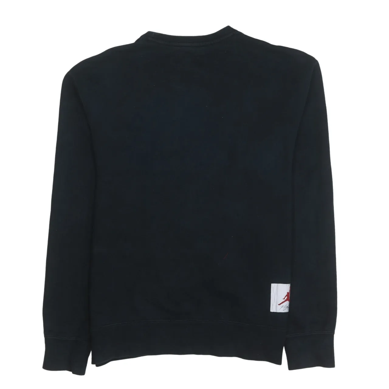 Jordan 90's Nike Flight Crew Neck Sweatshirt Medium Black sold by Vintage Club product image thumbnail 2