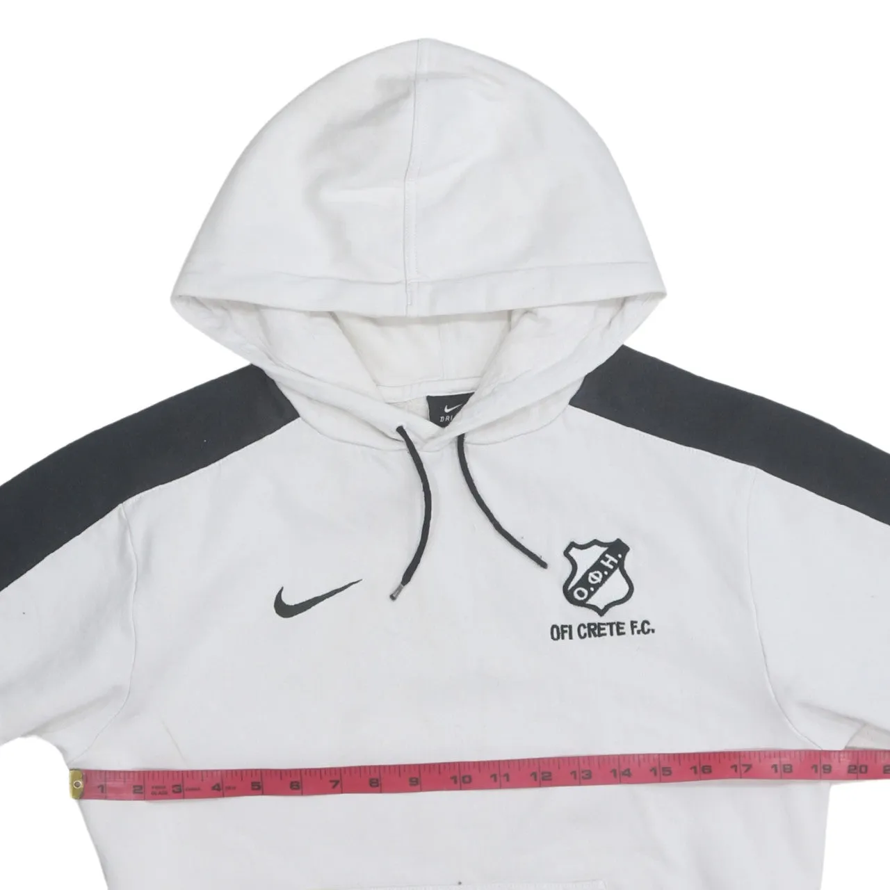 Nike 90's Swoosh Pullover Hoodie Small White sold by Vintage Club product image thumbnail 5