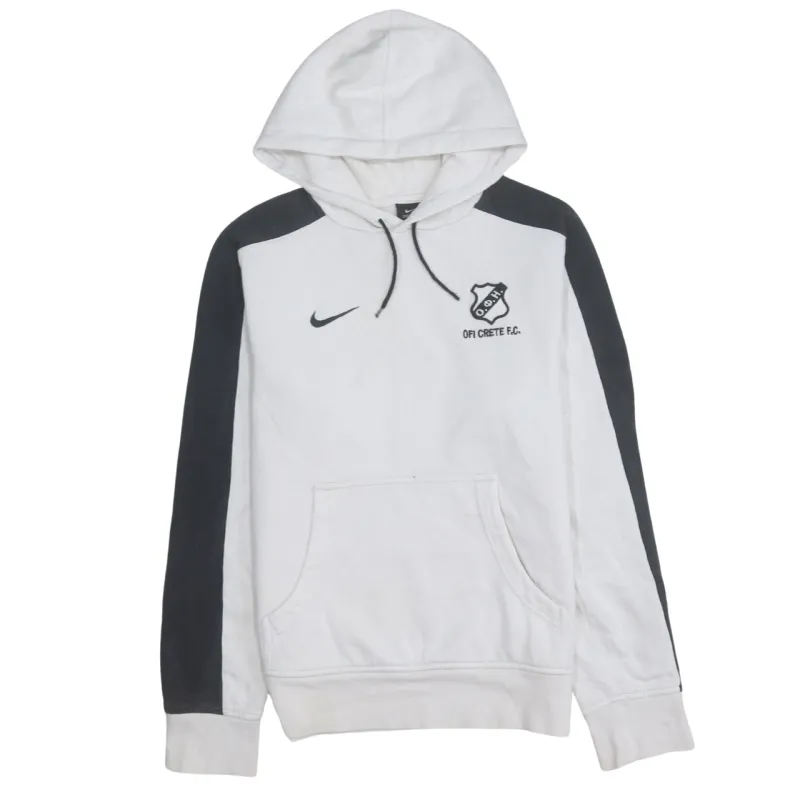 Nike 90's Swoosh Pullover Hoodie Small White sold by Vintage Club