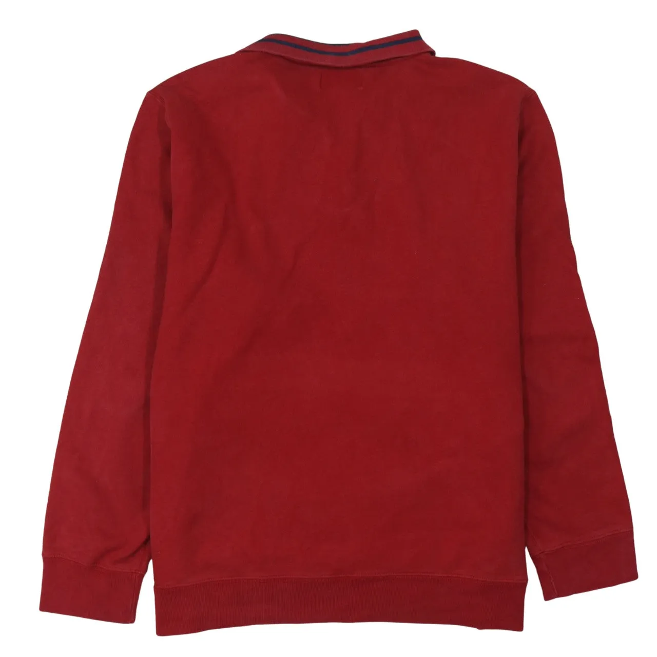 Polo Ralph Lauren 90's Lightweight Quarter Zip Sweatshirt XLarge Red sold by Vintage Club product image thumbnail 2